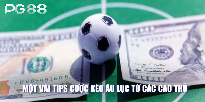 Một vài tips cược kèo Âu lục từ các cao thủ