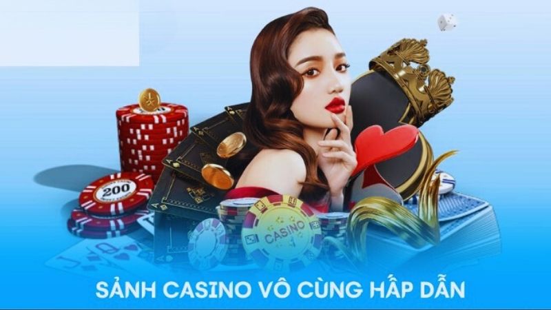 Sảnh game cuốn hút với nhiều cửa live casino